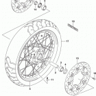 DL1000A XA Front wheel (dl1000xal8 e03)