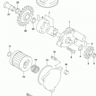 DR,Z400SM МАСЛЯНЫЙ НАСОС