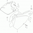 DR,Z400SM Frame cover (dr-z400sml8 e28)