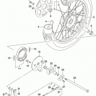 DR200S Заднее колесо