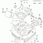 DR650SE ГОЛОВКА ЦИЛИНДРА