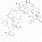DR650SE Rear fender (dr650sel8 e28)