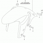 GSX,S1000 Front fender (gsx-s1000al8 e28)