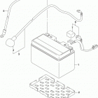 GSX,S750 Battery (gsx-s750al8 e28)