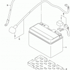 GSX,S750 Battery (gsx-s750zl8 e33)