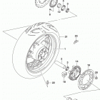 GSX,S750 Rear wheel (gsx-s750azl8 e28)