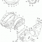 VL1500 Crankcase cover (vl1500tl8 e28)