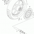 VL1500 Front wheel (vl1500bl8 e03)