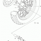 VL800 Front wheel (vl800l8 e33)