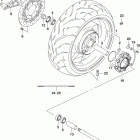 VZR1800 Rear wheel (vzr1800bzl8 e33)