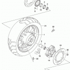 DL1000A,XA Rear wheel (dl1000al8 e33)