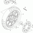 DL1000A,XA Front wheel (dl1000xal8 e03)
