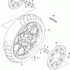 DL1000A,XA Front wheel (dl1000xal8 e33)