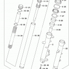 DL650A Front fork damper (dl650al7 e28)
