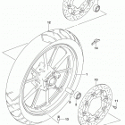 DL650A Front wheel (dl650al7 e33)