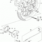 DR,Z125,L Rear wheel (dr-z125l e33)