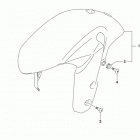 GSX R750 Front fender (gsx-r750l7 e28)