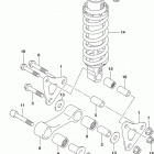 GSX S1000, A Rear cushion lever (gsx-s1000al7 e28)