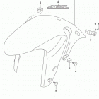 GSX S1000, A Front fender (gsx-s1000al7 e28)