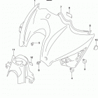 GSX S1000, A Fuel tank front cover