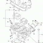 GSX250R ГОЛОВКА ЦИЛИНДРА