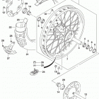 RM,Z450 Заднее колесо