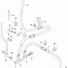 SV650,A Front brake hose (sv650l7 e33)