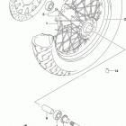 VL800 Front wheel (vl800tl7 e03)