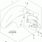 GSX1300R A Front fender (gsx1300ral6 e03)