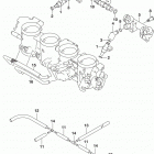 GSX1300R A Throttle body hose  /  joint (gsx1300ral6 e03)