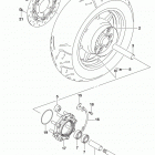 VL1500B Заднее колесо