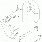 VL800,T Radiator hose (vl800l6 e33)