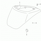 VL800,T Fuel tank cover