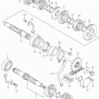 DR Z125,L Transmission (dr-z125ll5 e33)