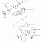 KLX110 (KLX110CKF) Отражатели