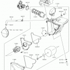 KLX140 (KLX140AKF) Воздушный фильтр
