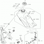KLX140 (KLX140AKF) ТОПЛИВНЫЙ БАК
