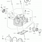 KLX140 (KLX140AKF) ГОЛОВКА ЦИЛИНДРА