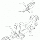 KLX140 (KLX140AKF) Подножки