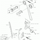 KLX250 (KLX250SKF) Распредвал(ы)  /  натяжитель