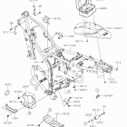 KLX250 (KLX250SKF) Рама ,крепежные детали
