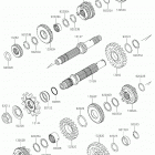 KLX250 (KLX250SKF) ТРАНСМИССИЯ