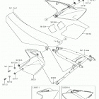 KLX450R (KLX450AKF) Боковые обтекатели