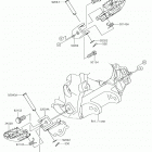 KLX450R (KLX450AKF) Подножки