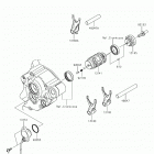 KX250 (KX252AKF) Шестерни   /  вилки переключения