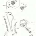 KX250 (KX252AKF) Распредвал(ы)  /  натяжитель