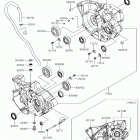 KX250 (KX252AKF) Картер двигателя