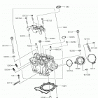 KX250 (KX252AKF) ГОЛОВКА ЦИЛИНДРА