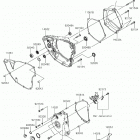 KX250 (KX252AKF) Крышки двигателя