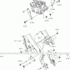 KX250 (KX252AKF) Крепление двигателя